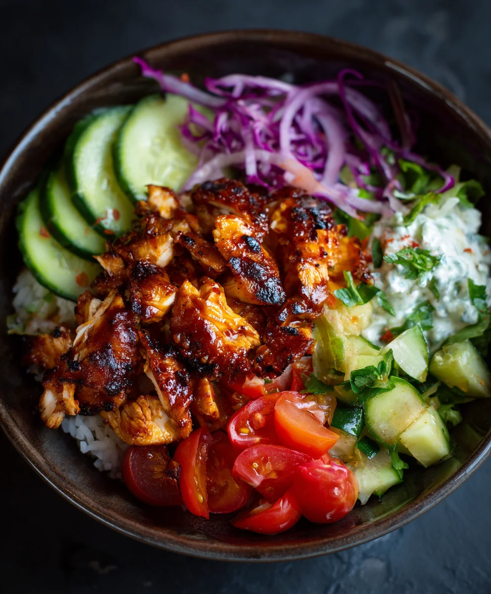 BBQ Chicken Cottage Cheese Bowl- Easy & Delicious