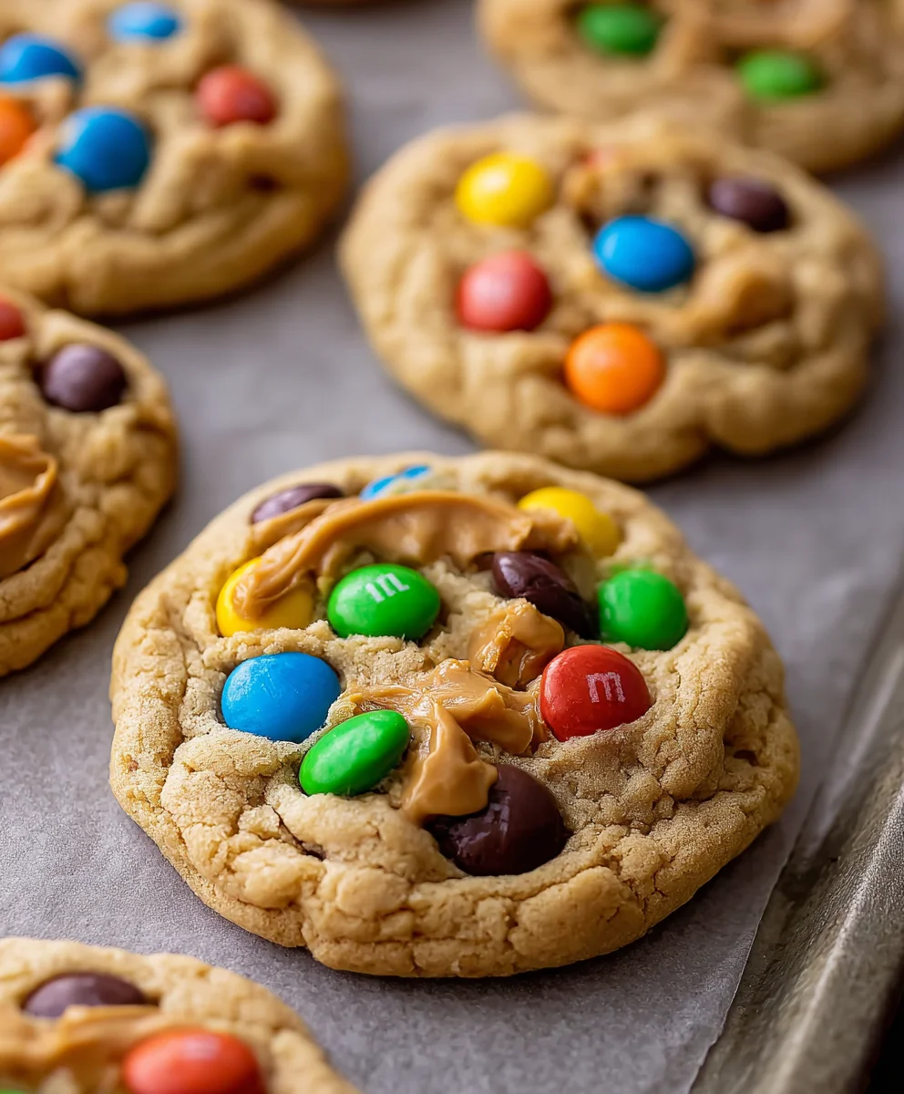 Peanut Butter M&M Cookies-Best Recipe Ever