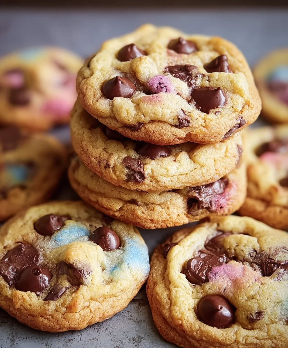 Easter Chocolate Chip Cookies - Best Spring Treat
