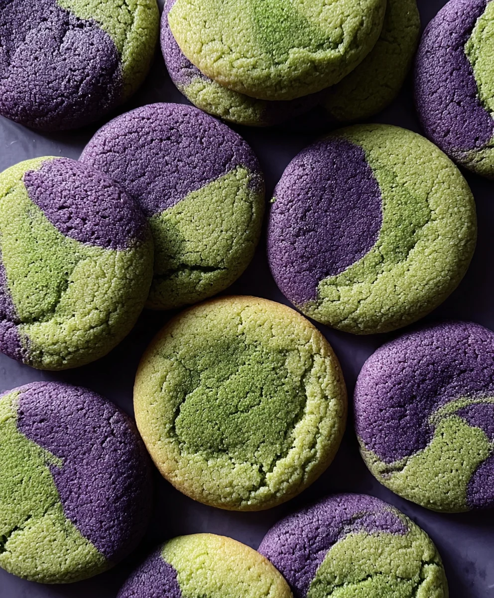 Matcha Ube Cookies-Vibrant Flavor Fusion