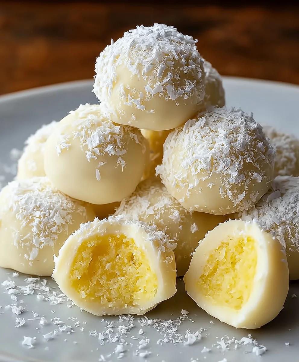Zesty Lemon Truffles - Easy No-Bake Sweet Treat