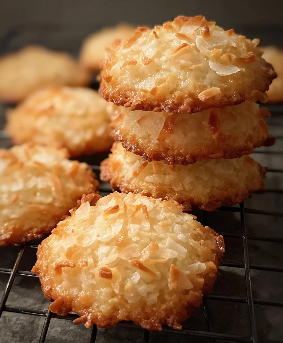 Chewy Coconut Cookies- Delicious & Easy Recipe