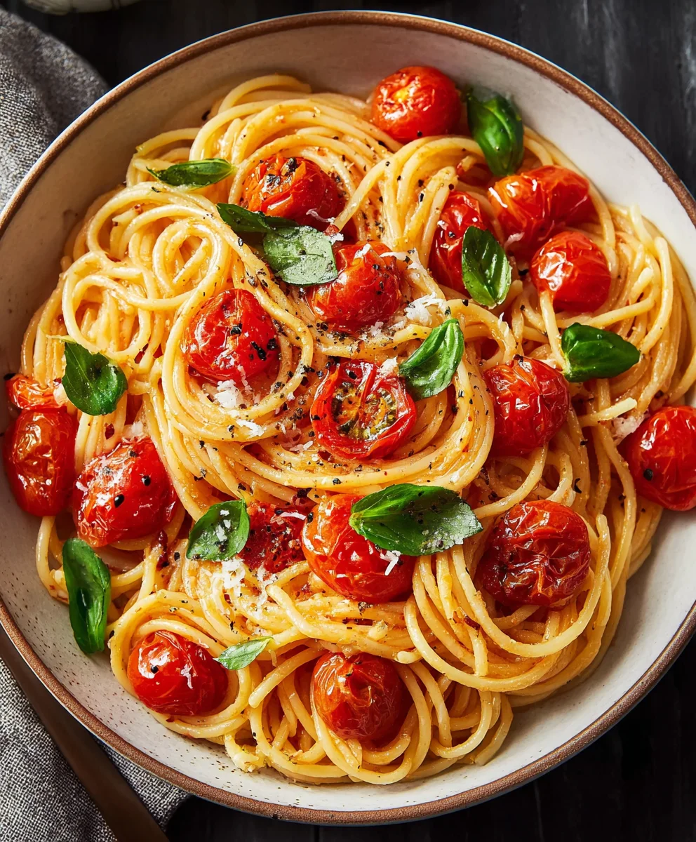 Easy Cherry Tomato Pasta - Quick Weeknight Meal