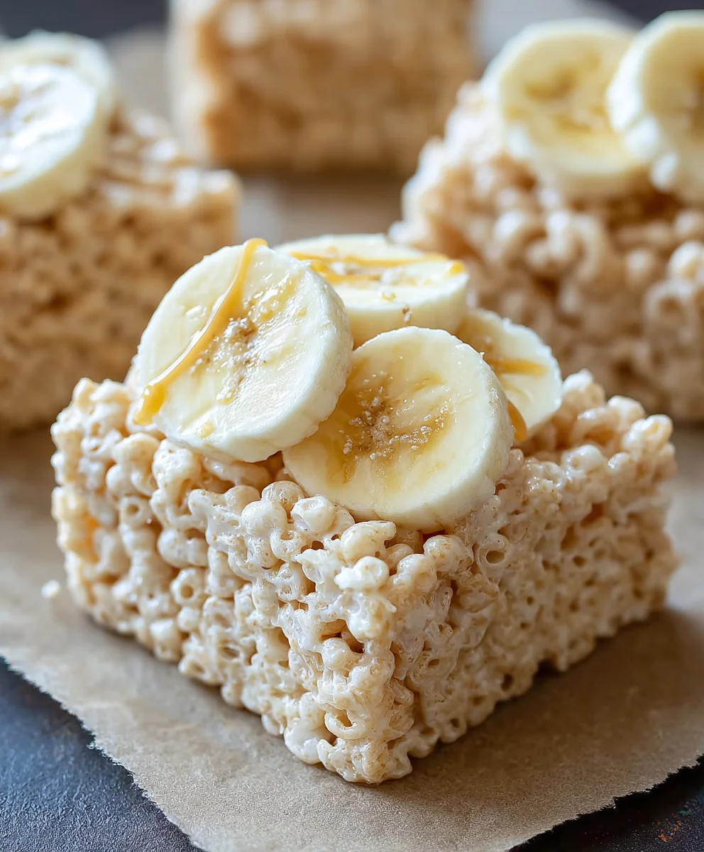 Banana Pudding Rice Krispie Treats Recipe
