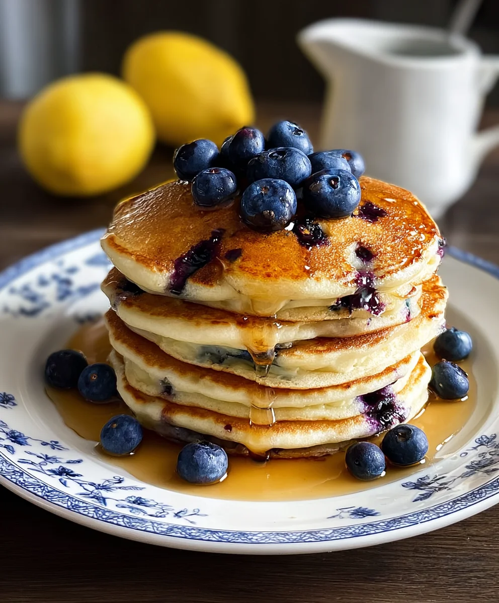 Easy Blueberry Pancakes-Fluffy & Delicious Breakfast Treat