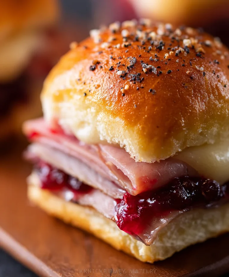 Beef Beef Ham Cranberry Sliders – Ultimate Flavor Fusion