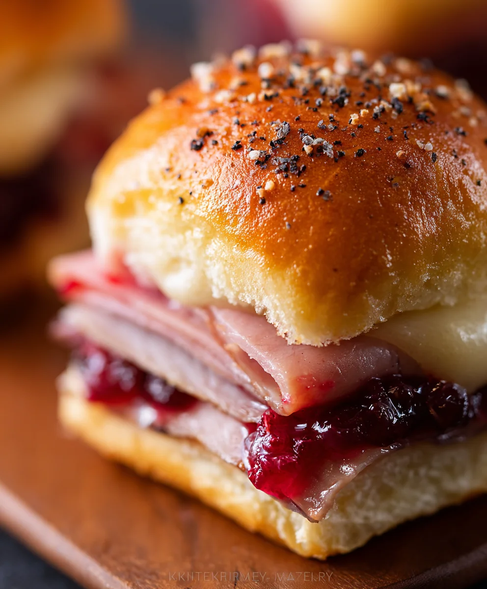 Beef Beef Ham Cranberry Sliders - Ultimate Flavor Fusion