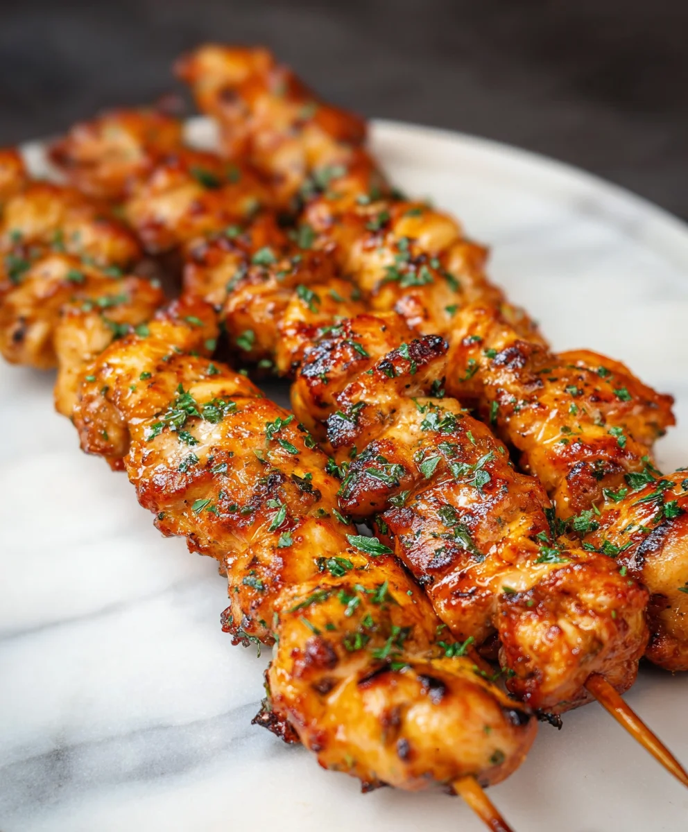 Air Fryer Chicken Skewers-Quick & Easy Recipe