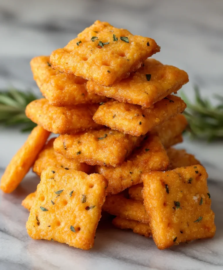Homemade Cheez-Its Cheddar Cheese Crackers-Easy Recipe