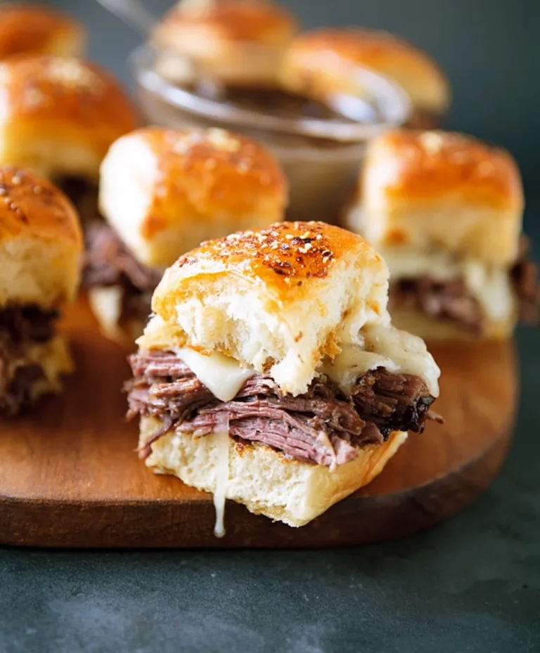 Easy French Dip Sliders – Savory Beef Sandwich Bites