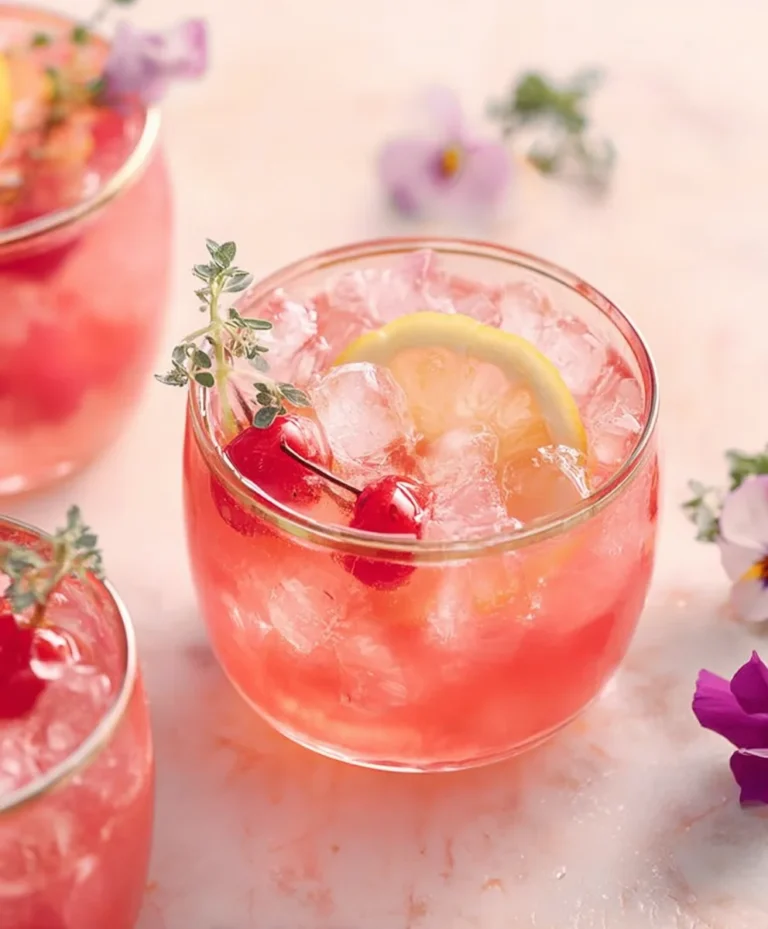 Refreshing Pink Lemonade Cocktail- Non-Non-Non-Alcoholic Alternativeic Drink