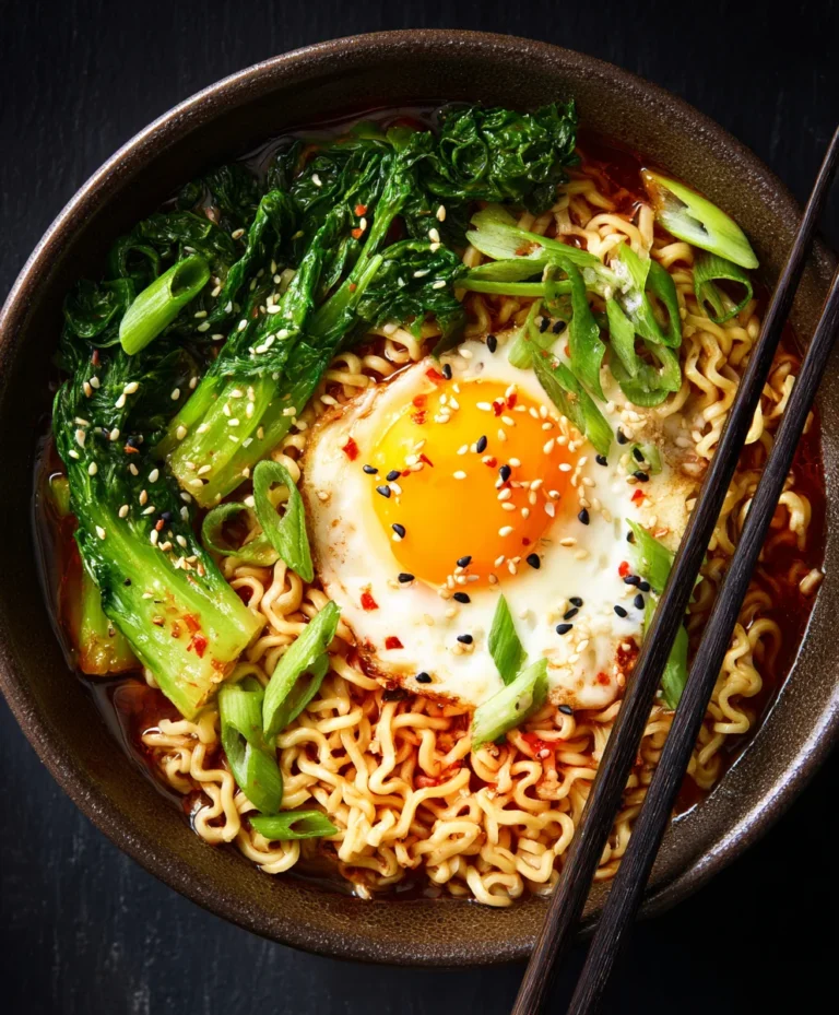 Easy Saucy Ramen Noodles-Quick & Flavorful Beef Dinner