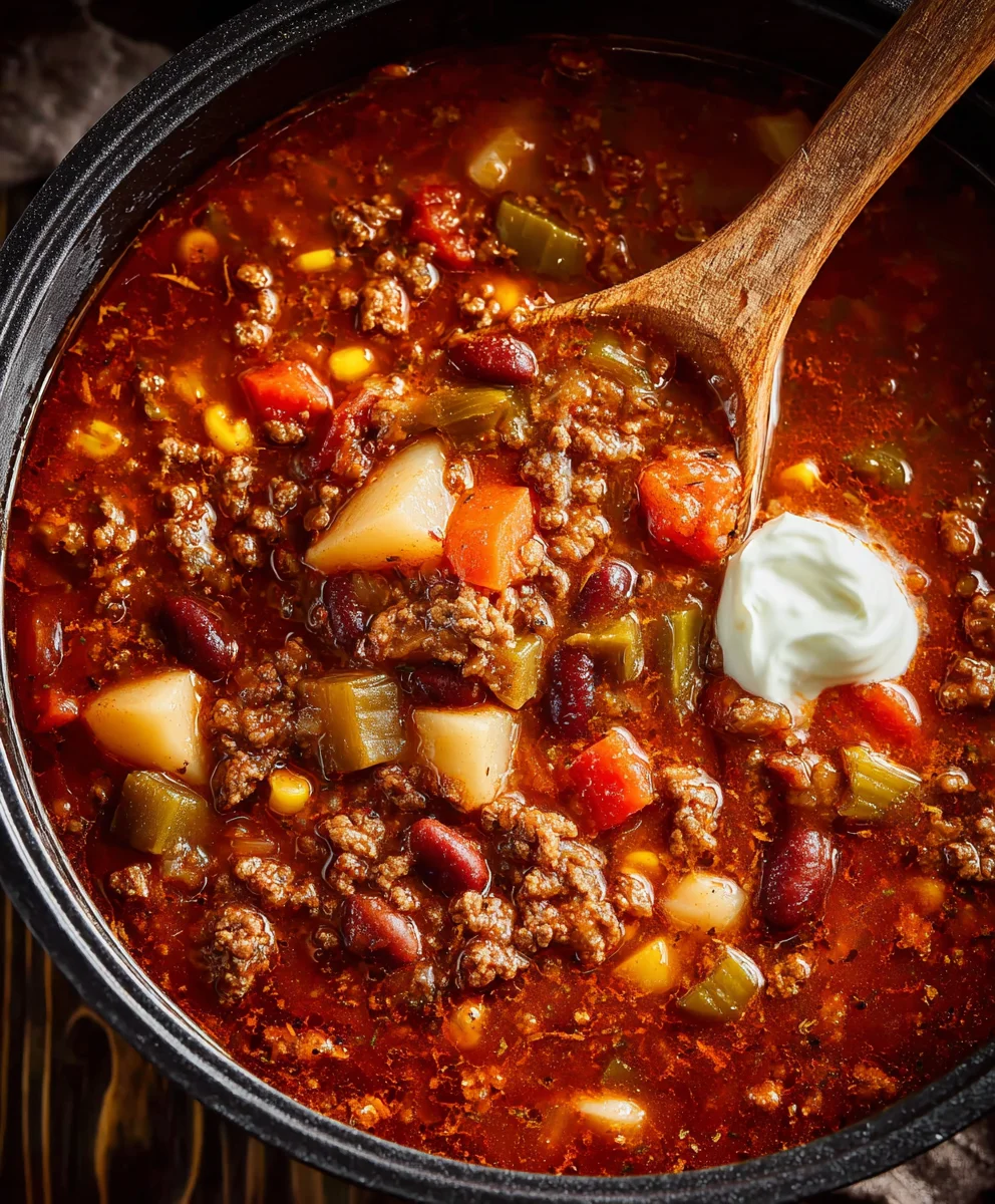 Hearty Cowboy Beef Soup- Easy & Delicious Recipe