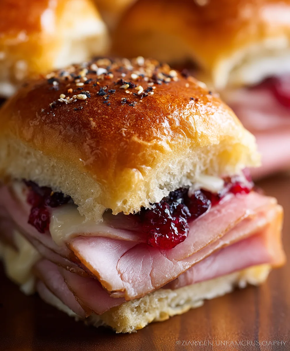 Beef Beef Ham Cranberry Sliders - Ultimate Flavor Fusion