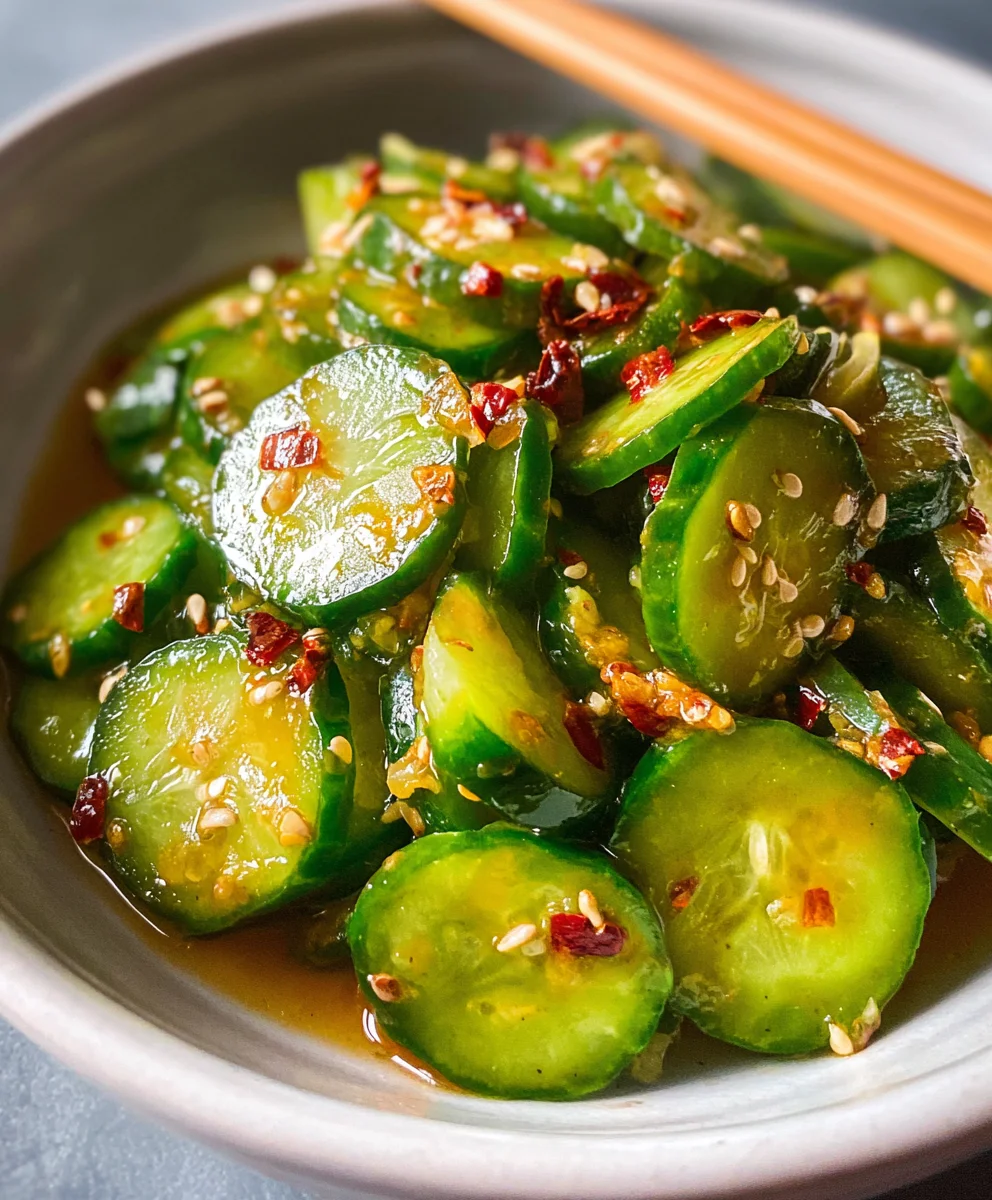Easy Asian Cucumber Salad - Quick & Refreshing Recipe