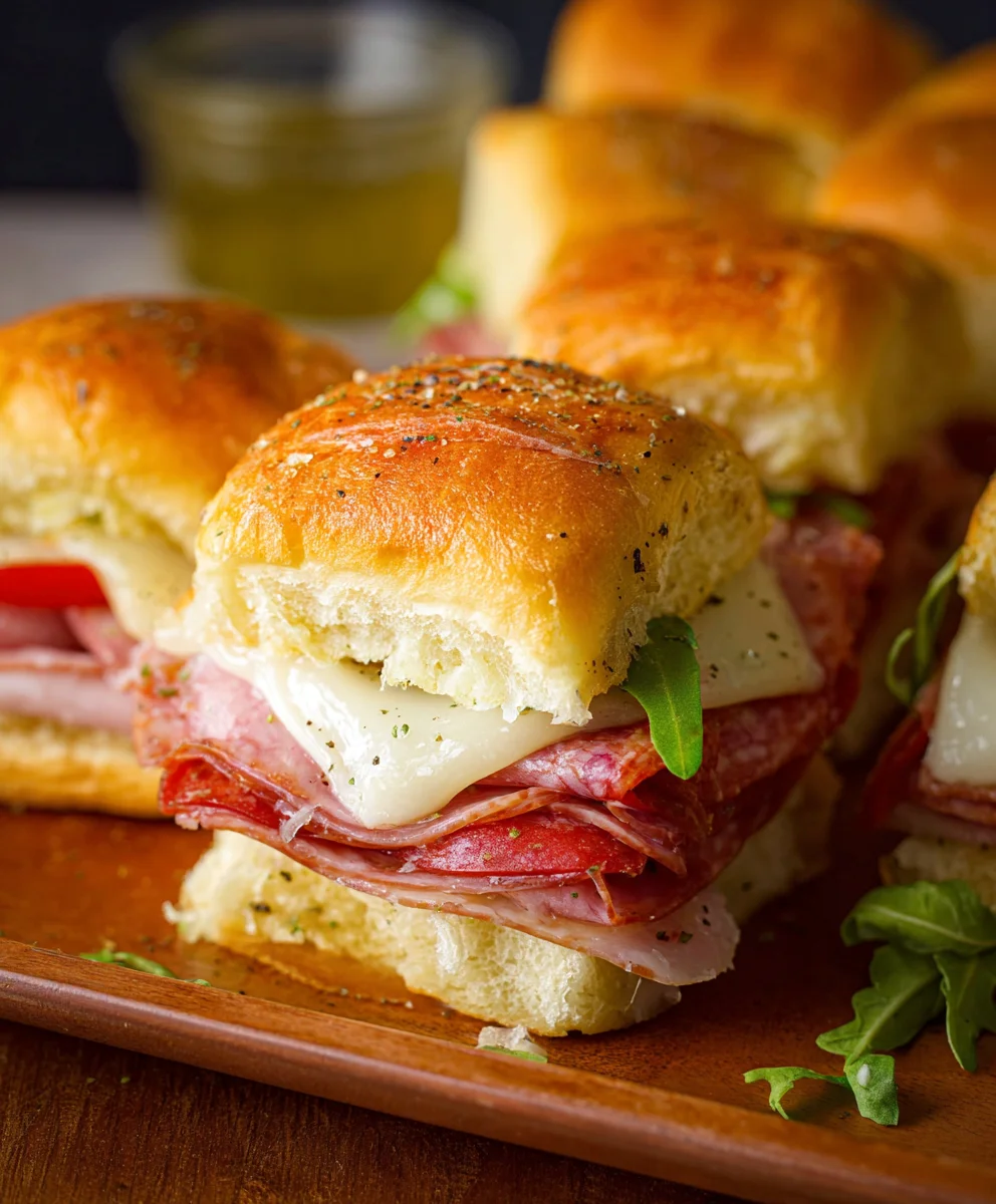 Spicy Beef Italian Sub Sliders-Quick & Easy Party Bites