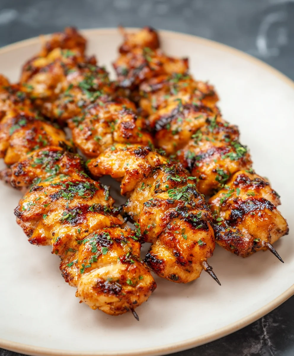 Air Fryer Chicken Skewers-Quick & Easy Recipe