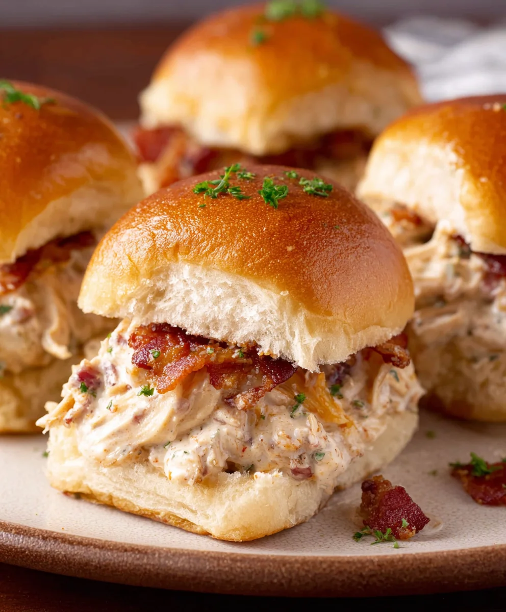 Beef Bacon Ranch Chicken Beef Sliders- Crowd-Pleaser Recipe