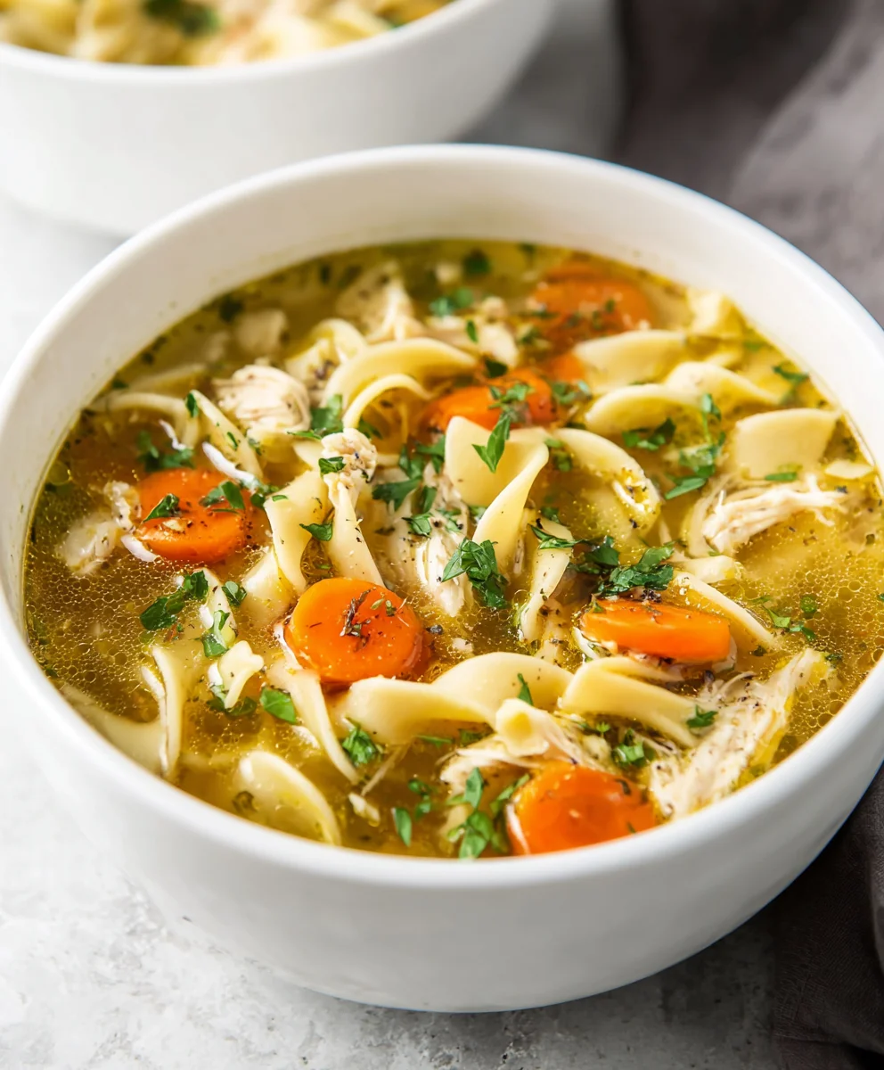 Best Chicken Noodle Soup with Egg Noodles - Cozy Comfort
