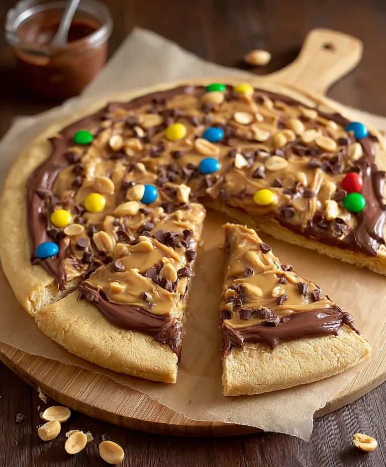 Decadent Chocolate Peanut Butter Pizza Recipe
