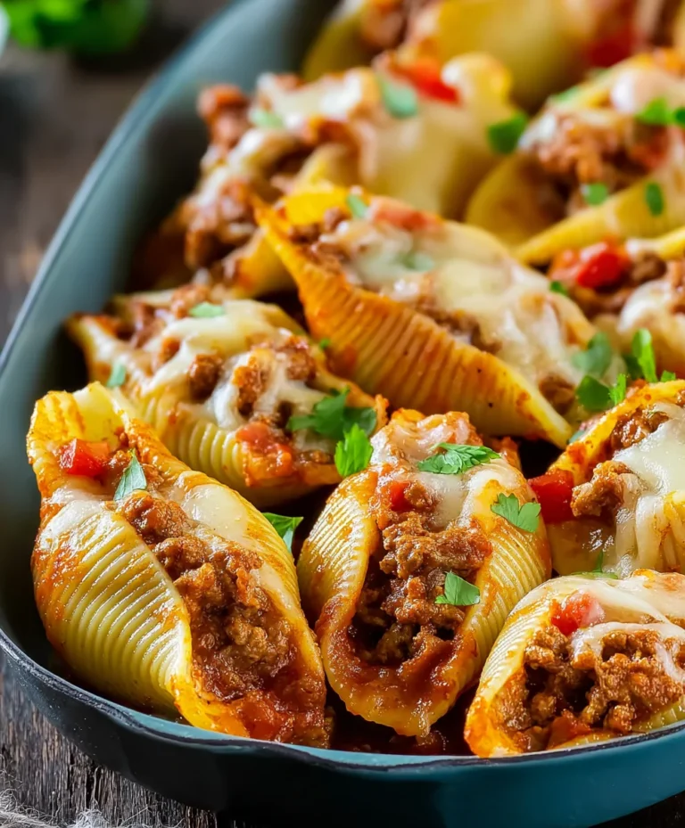 Taco Stuffed Shells- Easy Beef Dinner Recipe