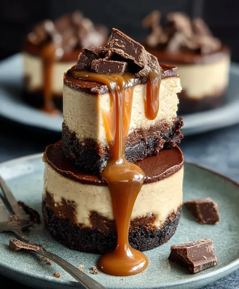 Raw Caramel Brownie Cheesecake-Guilt Free Delight