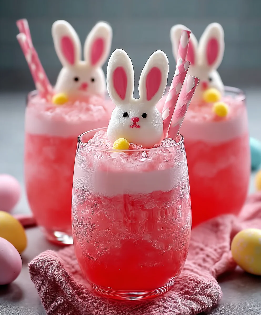 Easter Bunny Punch- Easy Non-Non-Non-Alcoholic Alternativeic Drink Recipe