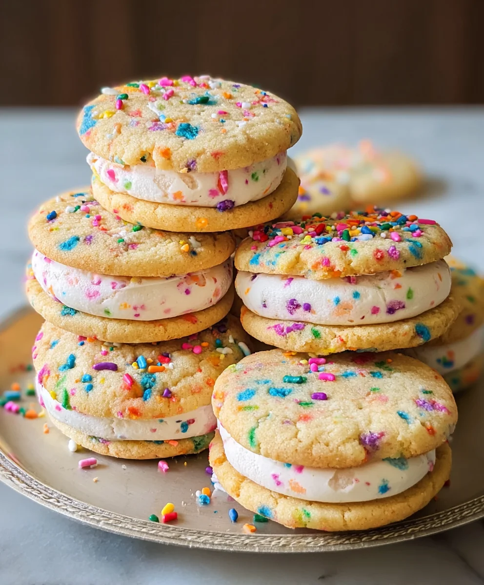 Funfetti Sandwich Cookies-Easy Festive Treat