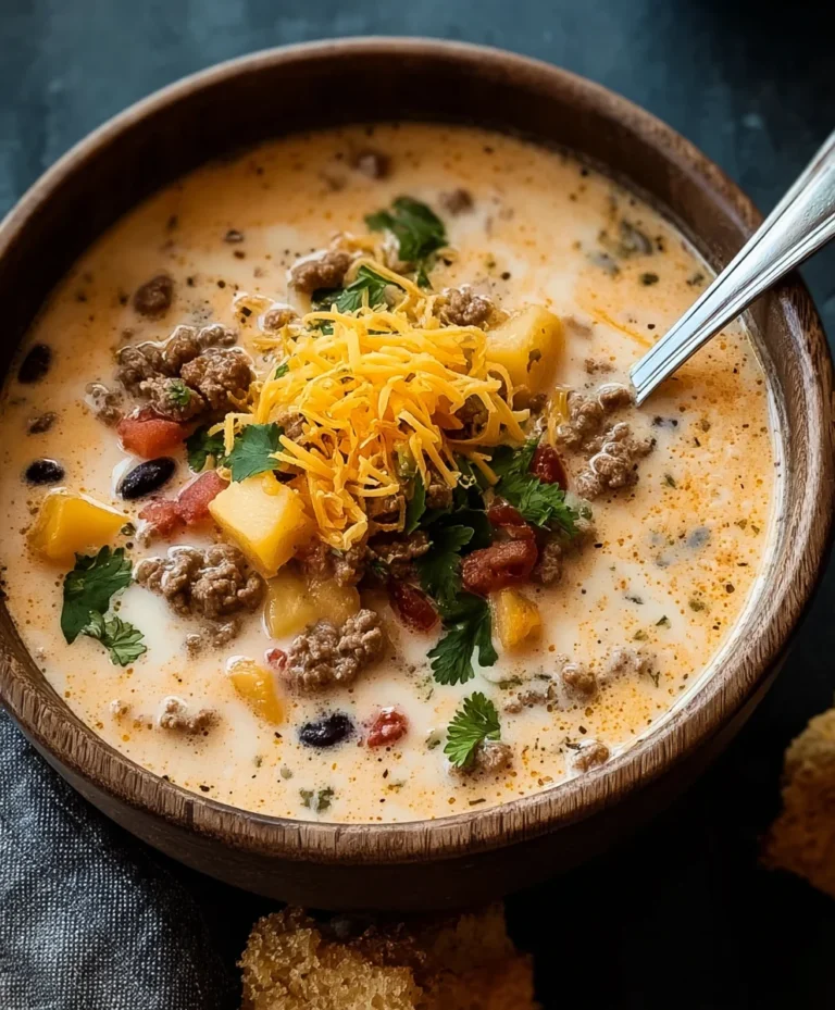 Creamy Cowboy Soup-Cozy Weeknight Beef Delight