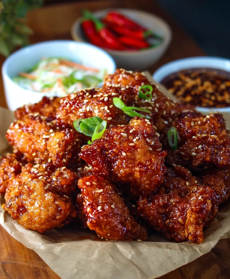 Korean Fried Chicken- Crispy Yangnyeom Recipe