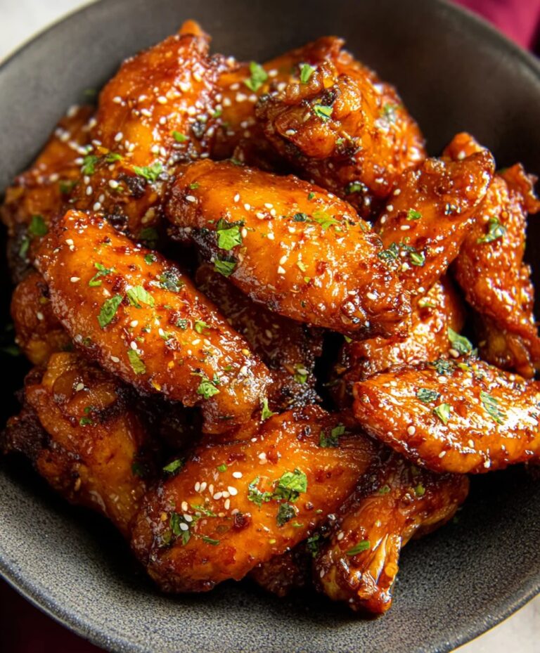 Easy Honey Garlic Chicken Wings-Flavorful Recipe