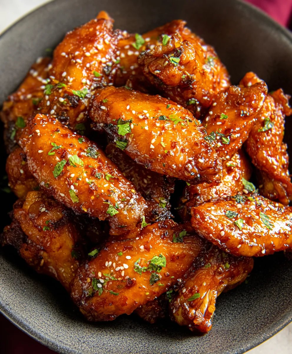 Easy Honey Garlic Chicken Wings-Flavorful Recipe
