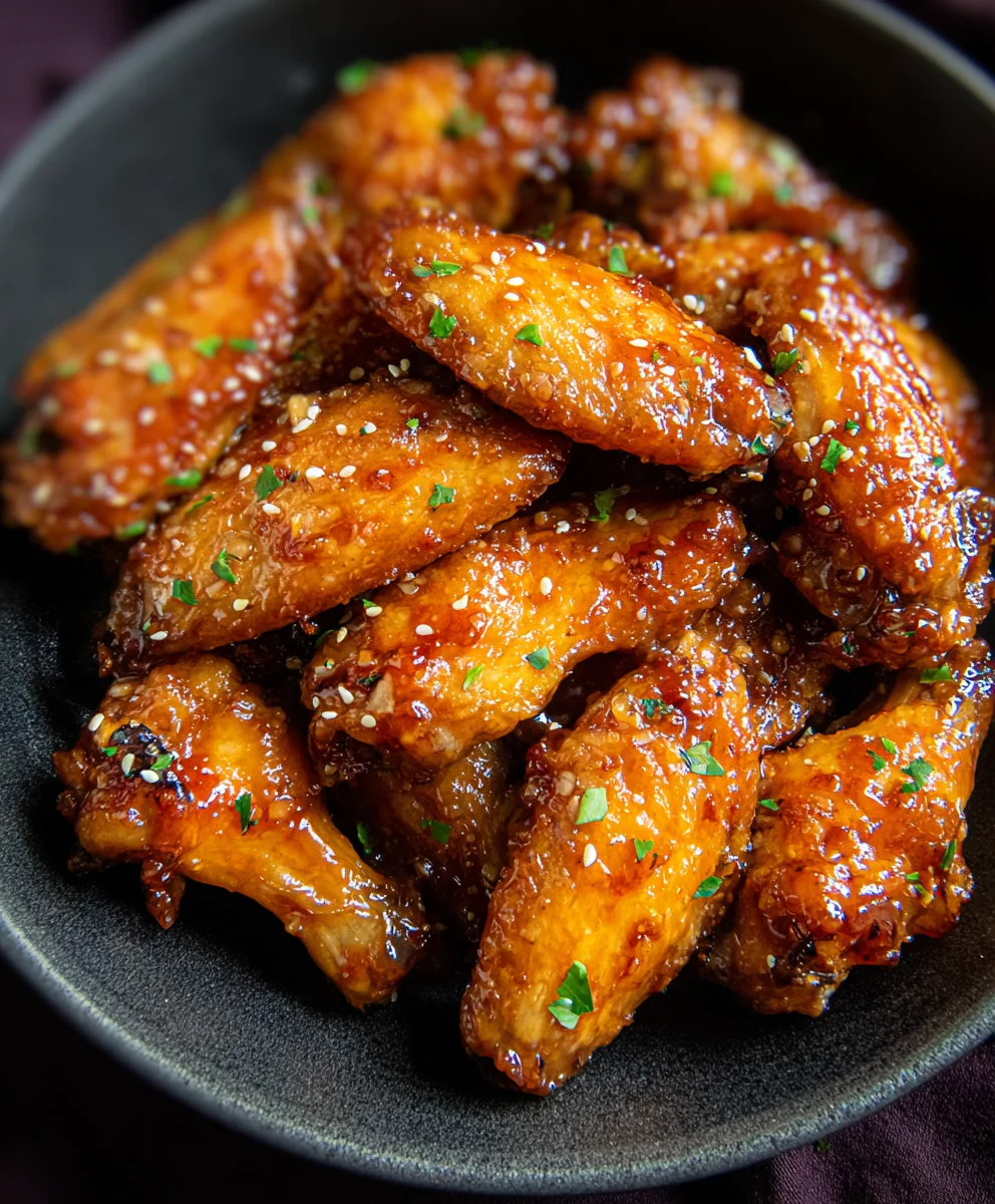 Easy Honey Garlic Chicken Wings-Flavorful Recipe