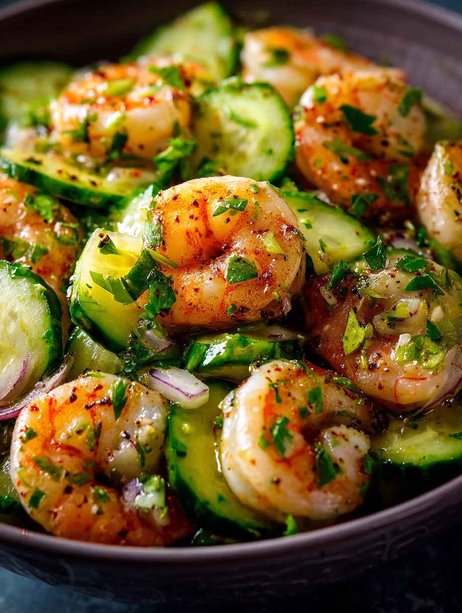 Refreshing Cucumber Shrimp Salad - Easy Summer Meal