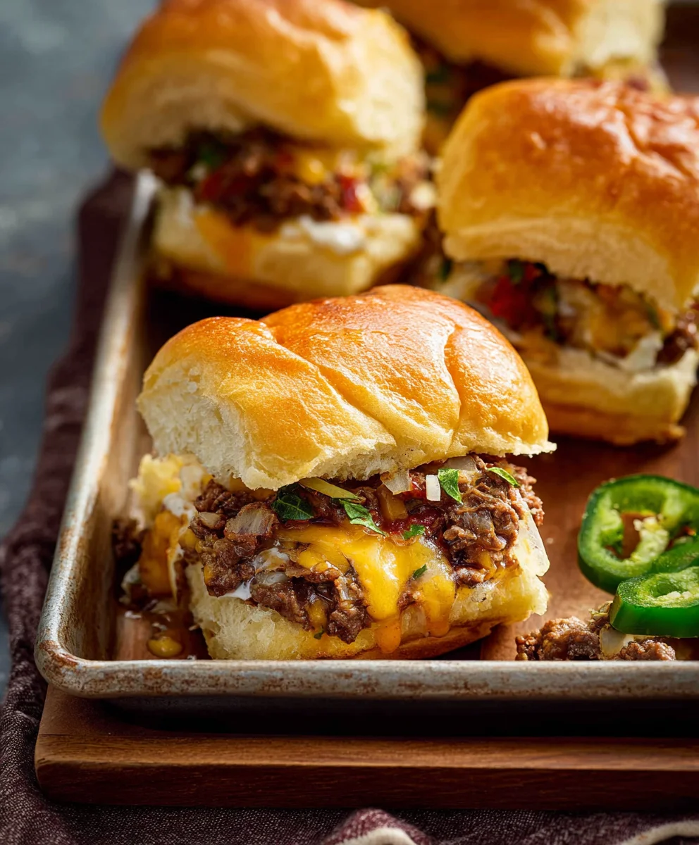 Easy Beef Cowboy Sliders- Flavorful & Fun