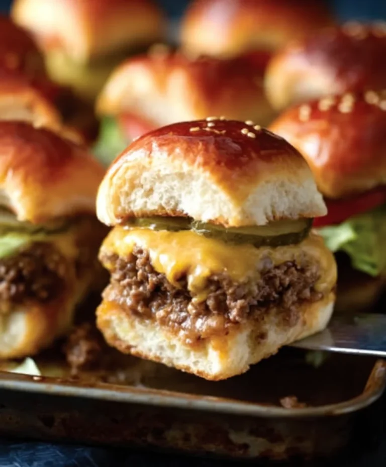 Easy Cheeseburger Sliders- Quick & Delicious Recipe