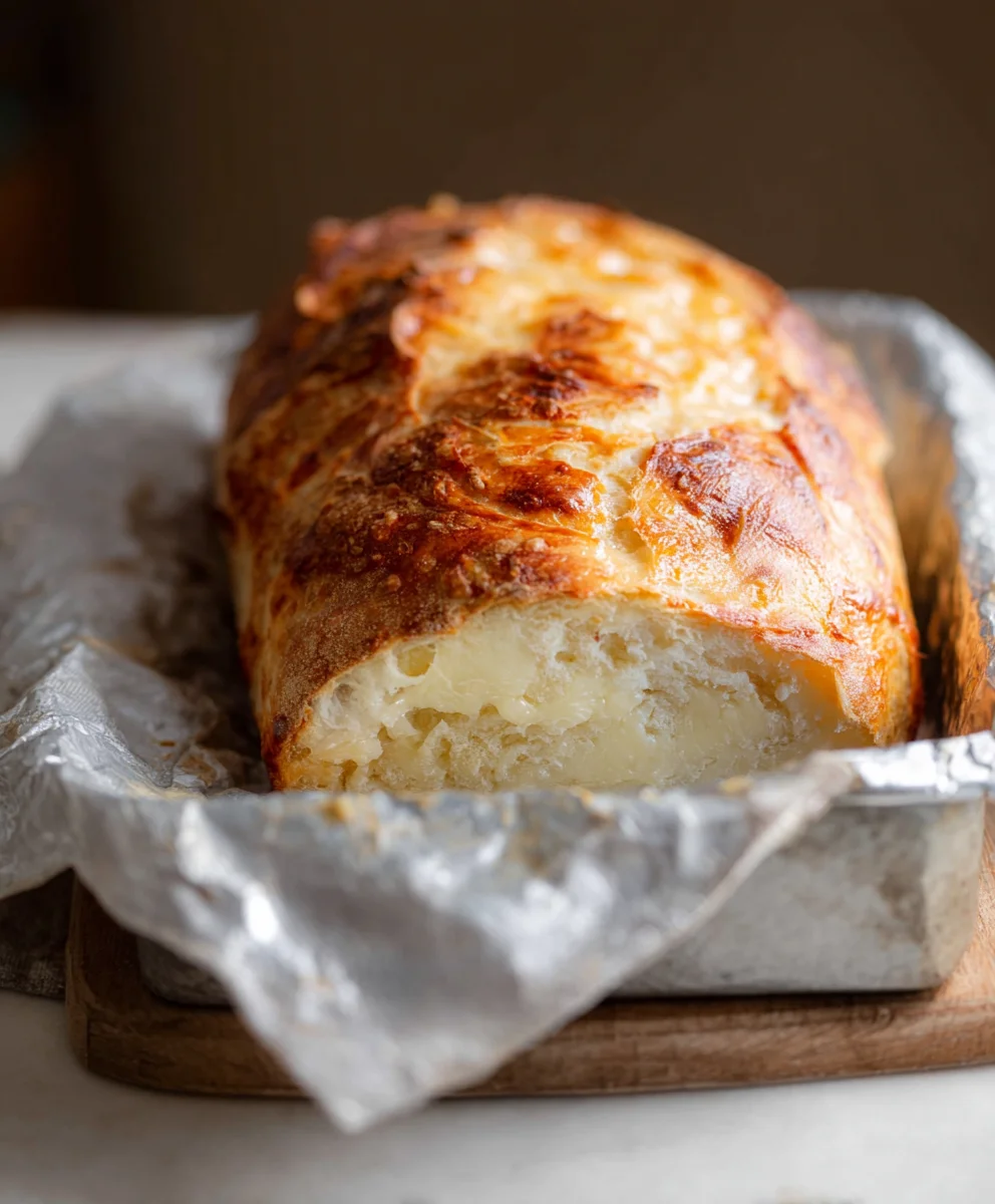 Cheesy Sourdough Bread Recipe- Delicious Baked Goodness