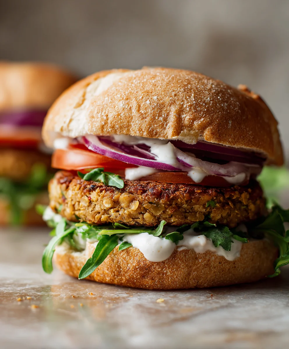 Easy Lentil Burgers- Quick & Delicious Plant-Based Meal
