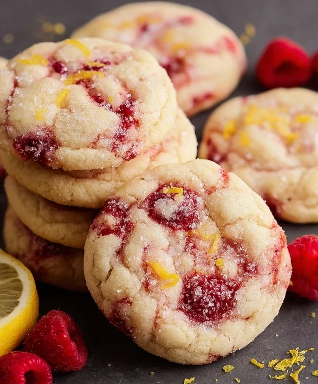 Lemon Raspberry Cookies
