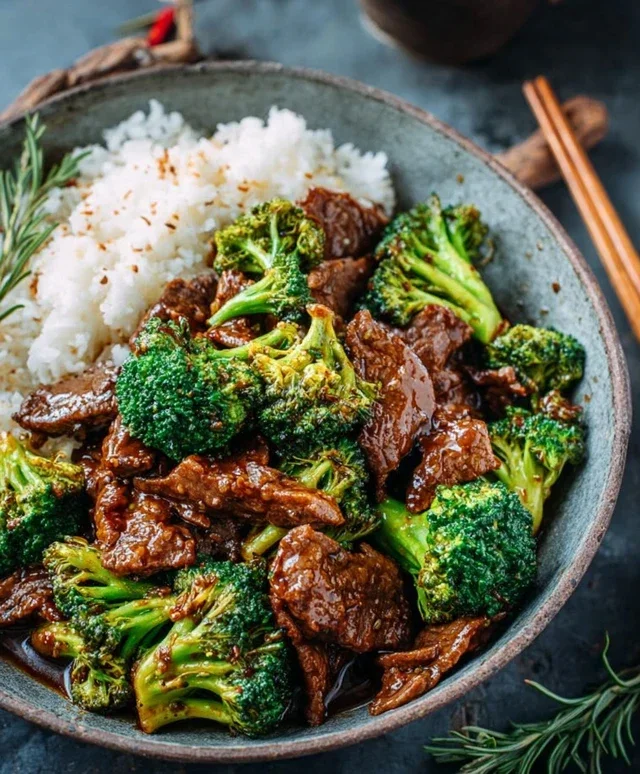 Chinese Beef and Broccoli (牛肉炒西兰花)
