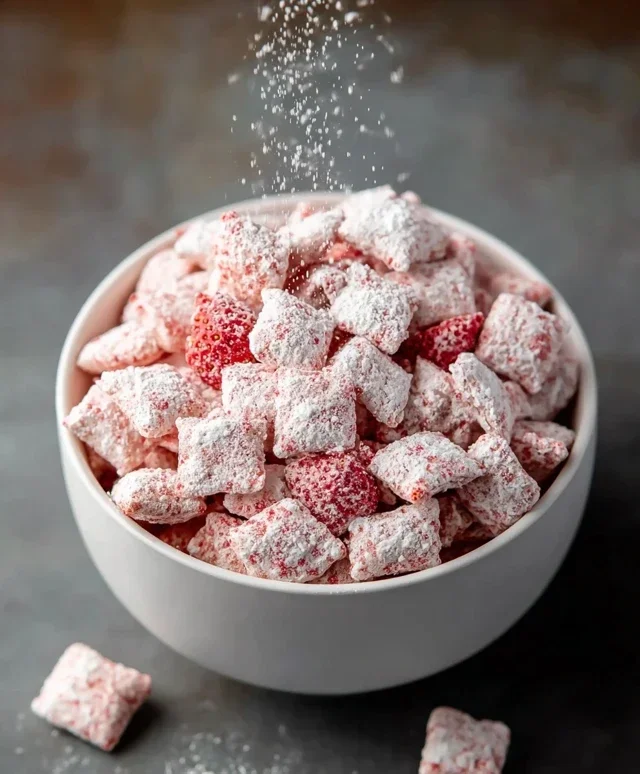 Strawberry Shortcake Puppy Chow