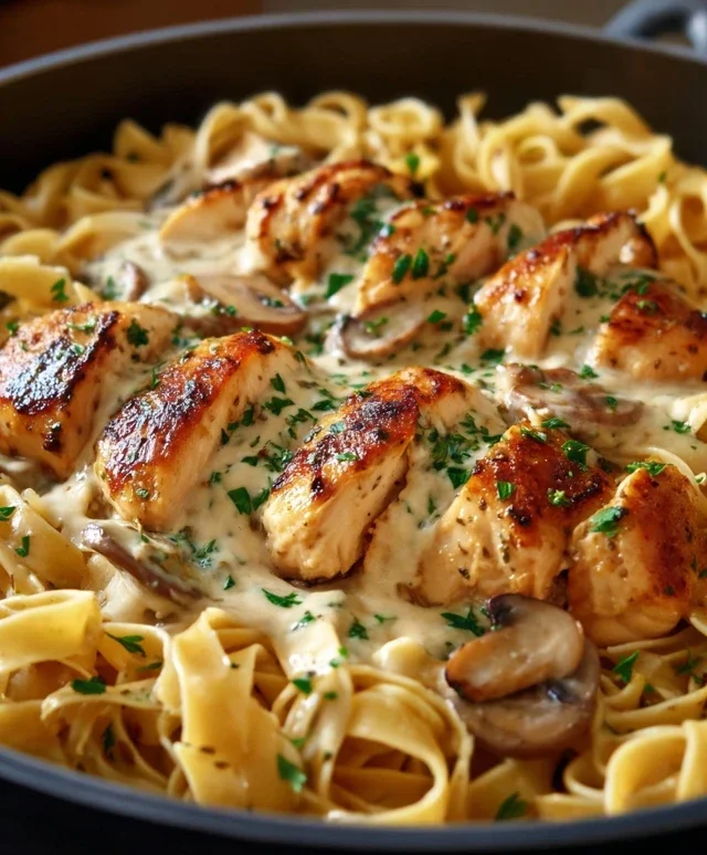 One-Pan Chicken with Buttered Noodles