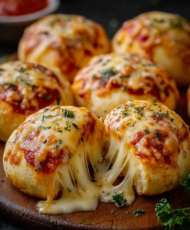 Cheesy Pizza Bombs