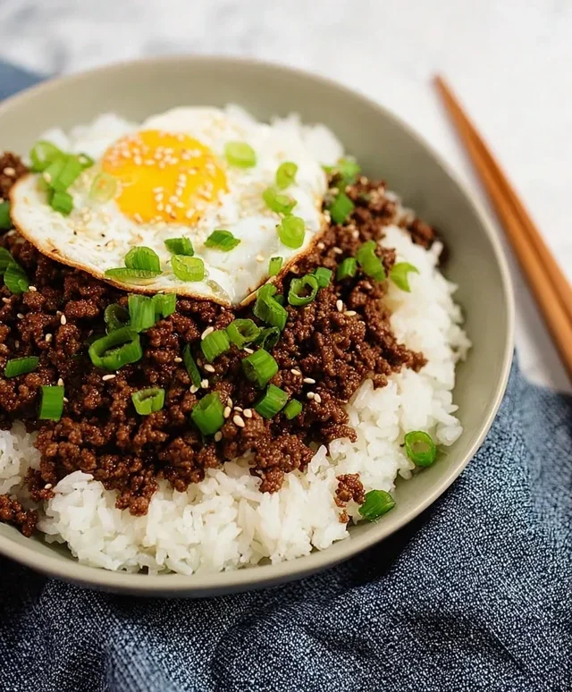 Korean Ground Beef Bowl (25-Minutes)