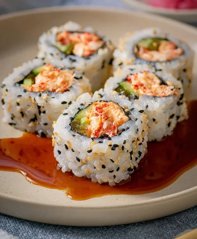 Kani Sushi (Spicy Crab Roll)