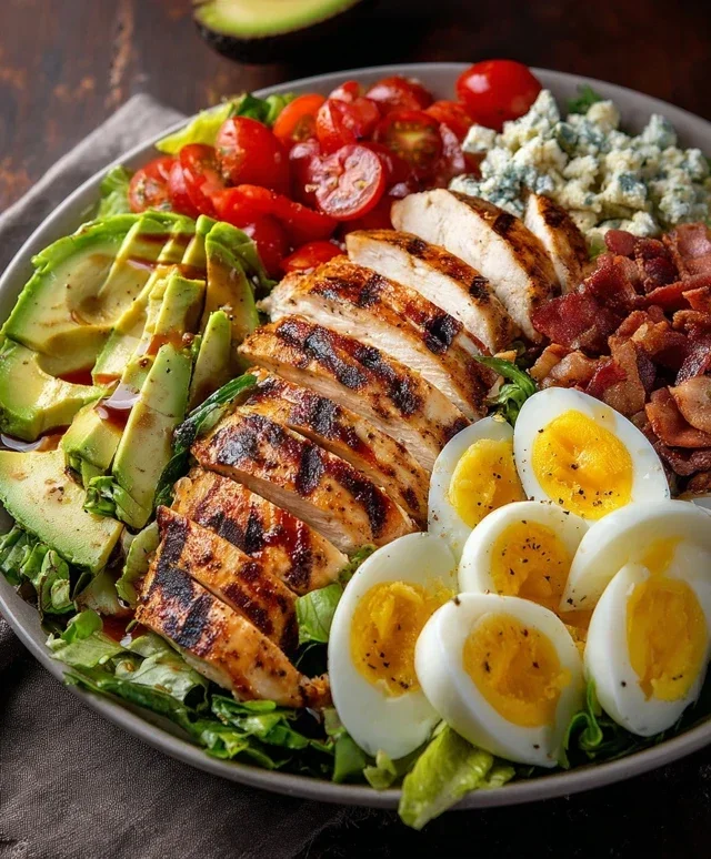Pnon-non-non-alcoholic alternativeic non-alcoholic aleo Grilled Chicken Cobb Salad