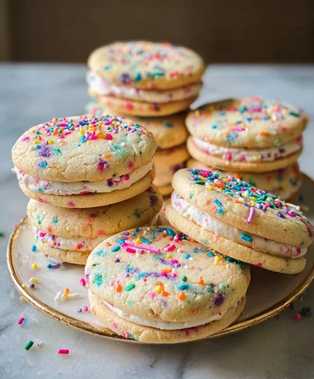 Funfetti Sandwich Cookies