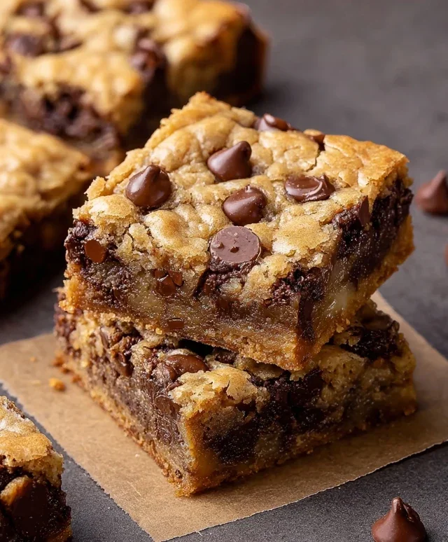 Banana Chocolate Chip Cookie Bars