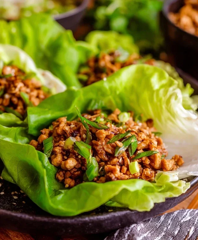 Crunchy PF Chang's Lettuce Wraps