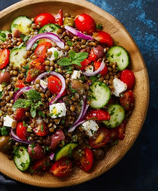 Mediterranean Lentil Salad